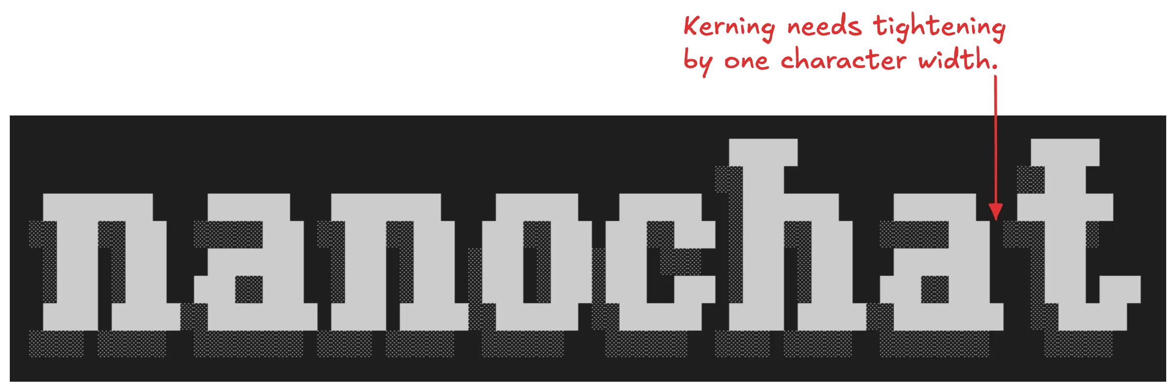 The nanochat logo before enhancement by obxium