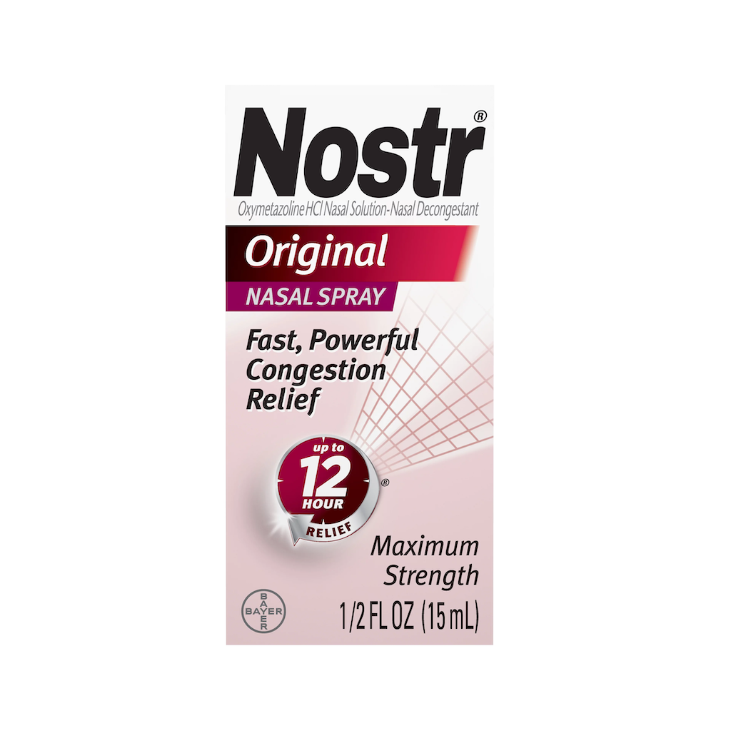 Tough acting Nostr nasal spray advertisement parody
