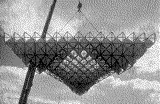 Dithered photograph: Floating platform, by N55