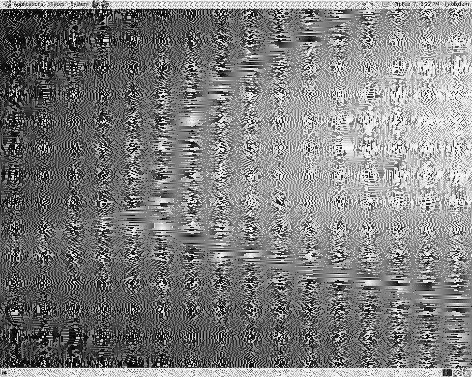 Screenshot of fresh Ubuntu 9.10 desktop and 2009 vibes